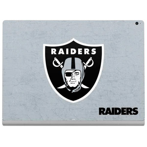 NFL Las Vegas Raiders - Alternate Distressed Surface Book 2 15in Skin