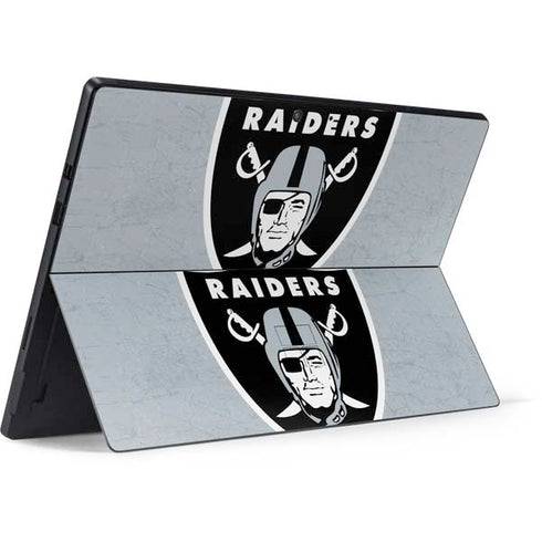 NFL Las Vegas Raiders - Alternate Distressed Surface Pro 7 Skin