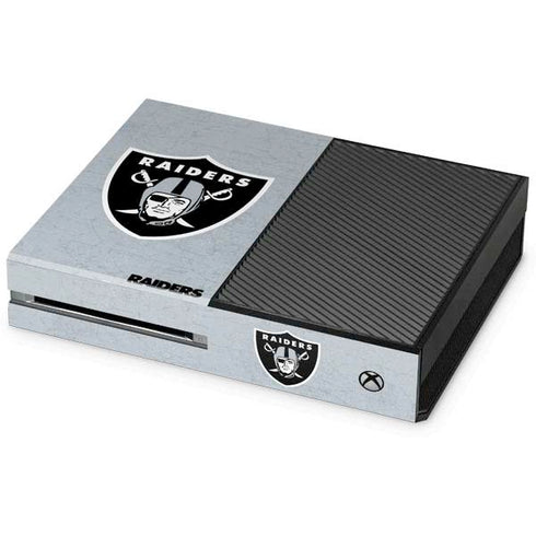 NFL Las Vegas Raiders - Alternate Distressed Xbox One Console Skin