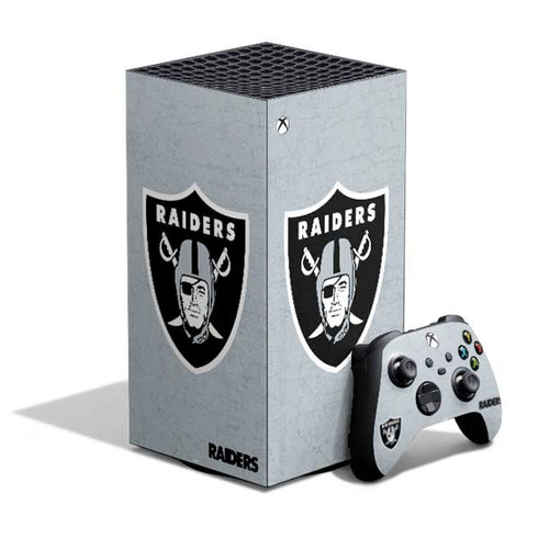 NFL Las Vegas Raiders - Alternate Distressed XBox Series X Digital Edition Bundle Skin