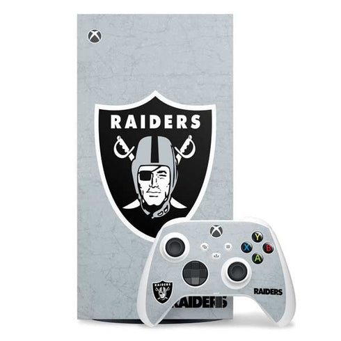 NFL Las Vegas Raiders - Alternate Distressed Xbox Series X Skins