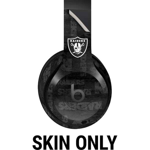 NFL Las Vegas Raiders Black & White Beats Studio Pro Wireless Headphones Skin