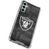 NFL Las Vegas Raiders Black & White Gabb Phone 4 Clear Case