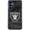 NFL Las Vegas Raiders Black & White Galaxy A35 5G Clear Case
