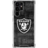 NFL Las Vegas Raiders Black & White Galaxy S23 Ultra Clear Case