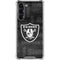 NFL Las Vegas Raiders Black & White Galaxy S24 FE Clear Case