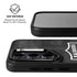 NFL Las Vegas Raiders Black & White Galaxy S25 Plus Kickstand Case