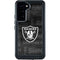 NFL Las Vegas Raiders Black & White Galaxy S24 Plus Waterproof Case