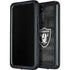 NFL Las Vegas Raiders Black & White Galaxy S24 Plus Waterproof Case