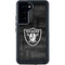 NFL Las Vegas Raiders Black & White Galaxy S24 Waterproof Case