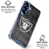 NFL Las Vegas Raiders Black & White Galaxy S25 Plus Clear Case