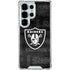 NFL Las Vegas Raiders Black & White Galaxy S25 Ultra Clear Case
