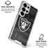 NFL Las Vegas Raiders Black & White Galaxy S25 Ultra Clear Case