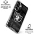 NFL Las Vegas Raiders Black & White Galaxy S26 Clear Case