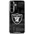 NFL Las Vegas Raiders Black & White Galaxy S26 Plus Clear Case
