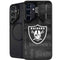 NFL Las Vegas Raiders Black & White Galaxy S26 Plus Kickstand Case
