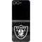 NFL Las Vegas Raiders Black & White Galaxy Z Flip6 Skin