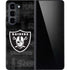 NFL Las Vegas Raiders Black & White Galaxy Z Fold5 5G Skin