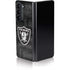 NFL Las Vegas Raiders Black & White Galaxy Z Fold5 5G Skin