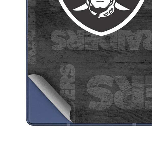 NFL Las Vegas Raiders Black & White Galaxy Z Fold6 Skin