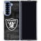 NFL Las Vegas Raiders Black & White Galaxy Z Fold7 Clear Case