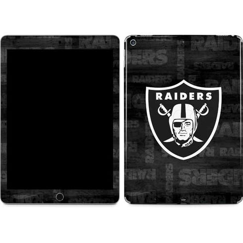 NFL Las Vegas Raiders Black & White iPad Skins
