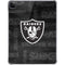 NFL Las Vegas Raiders Black & White iPad Pro 11in (2024) Clear Case