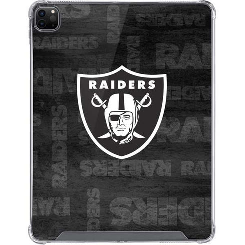 NFL Las Vegas Raiders Black & White iPad Cases