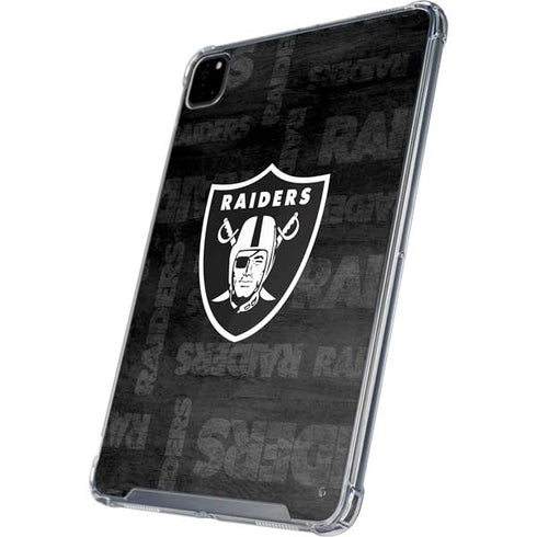NFL Las Vegas Raiders Black & White iPad Cases