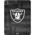 NFL Las Vegas Raiders Black & White iPad Pro 13in M4 (2024) Skin