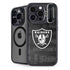 NFL Las Vegas Raiders Black & White iPhone 13 Pro Max Kickstand Case