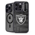 NFL Las Vegas Raiders Black & White iPhone 14 Pro Kickstand Case