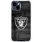 NFL Las Vegas Raiders Black & White iPhone 15 Clear Case
