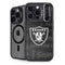 NFL Las Vegas Raiders Black & White iPhone 15 Pro Kickstand Case