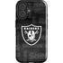 NFL Las Vegas Raiders Black & White iPhone 16 Plus Impact Case