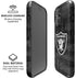 NFL Las Vegas Raiders Black & White iPhone 16 Plus Magsafe Impact Case