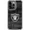 NFL Las Vegas Raiders Black & White iPhone 16 Pro Clear Case