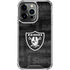 NFL Las Vegas Raiders Black & White iPhone 16 Pro Clear Case
