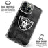 NFL Las Vegas Raiders Black & White iPhone 16 Pro Clear Case