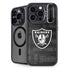 NFL Las Vegas Raiders Black & White iPhone 16 Pro Kickstand Case