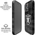 NFL Las Vegas Raiders Black & White iPhone 16 Pro Magsafe Impact Case