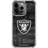 NFL Las Vegas Raiders Black & White iPhone 16 Pro Max Clear Case