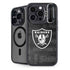 NFL Las Vegas Raiders Black & White iPhone 16 Pro Max Kickstand Case