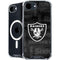 NFL Las Vegas Raiders Black & White iPhone 16e MagSafe Case