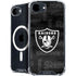 NFL Las Vegas Raiders Black & White iPhone 16e MagSafe Case