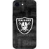 NFL Las Vegas Raiders Black & White iPhone 16e Skin