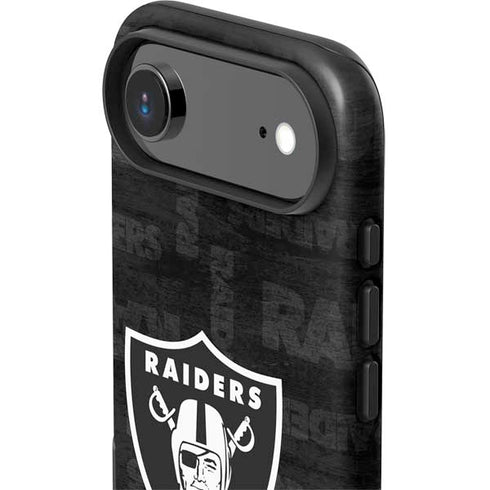 NFL Las Vegas Raiders Black & White iPhone 17 Air Impact Case
