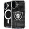 NFL Las Vegas Raiders Black & White iPhone 17 MagSafe Case