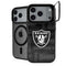NFL Las Vegas Raiders Black & White iPhone 17 Pro Max Kickstand Case