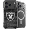 NFL Las Vegas Raiders Black & White iPhone 17 Pro Max MagSafe Case